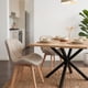 thumbnail image 2 of Comedor Mesa Greta Wood 140x90 | Pata Negra + 4 Sillón Rubik Lino Beige, 2 of 5