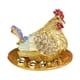 thumbnail image 2 of Hen Echaring Huevos Figurine Chick Supplies Escultura Para El Escritorio De La Habitación Casa Purple, 2 of 5