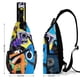 thumbnail image 2 of AMIGOS ARCOÍRIS Riñonera Bandolera con Estampado Integral para Hombres y Mujeres, Bolso Cruzado Gráfico de Tendencia, Mochila de Hombro Streetwear para Ciclismo y Deportes, Riñonera Versátil Casual, 2 of 6