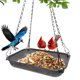 thumbnail image 1 of Comedero colgante para pájaros VIHSIPR 30x20 cm rectangular negro, 1 of 6