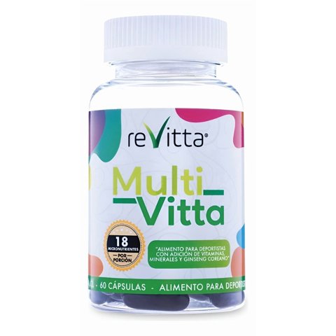 Multivitamínico Multivitta 60 Cápsulas Revitta Wellness