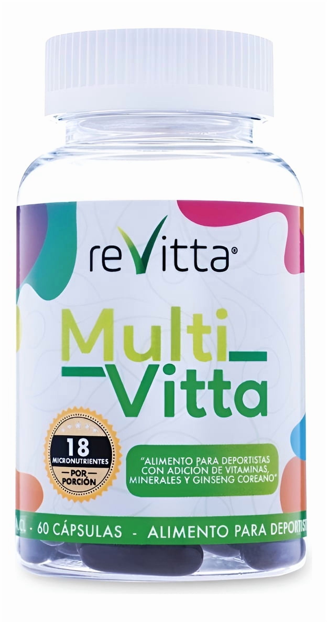 Multivitamínico Multivitta 60 Cápsulas Revitta Wellness