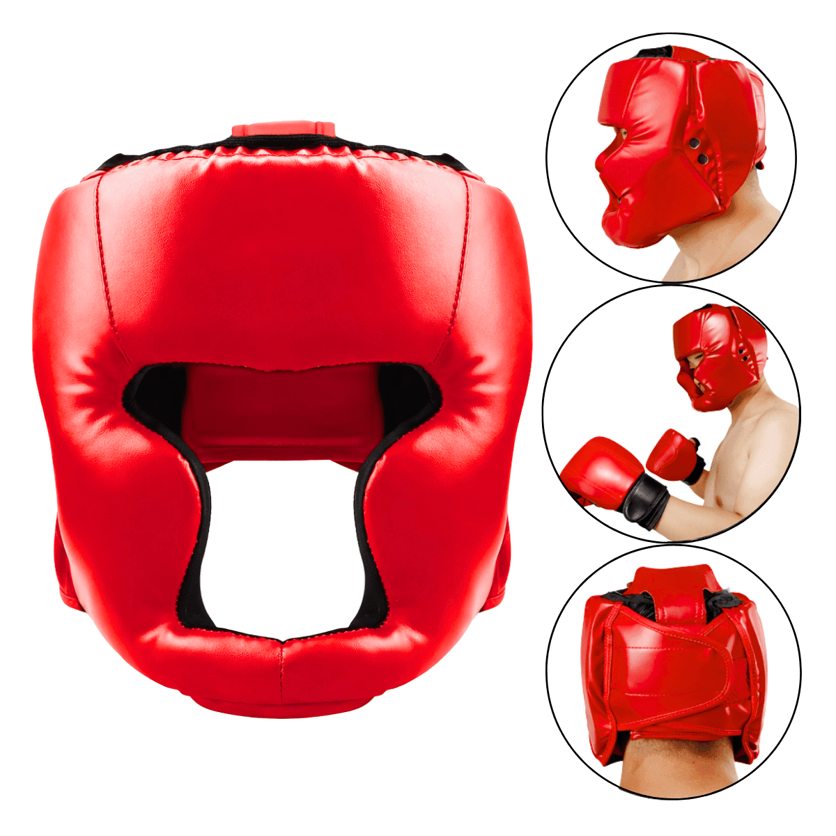 Linea Sport - Casco De Boxeo Protector Con Protección Facial Y Acolchado De Alto Impacto