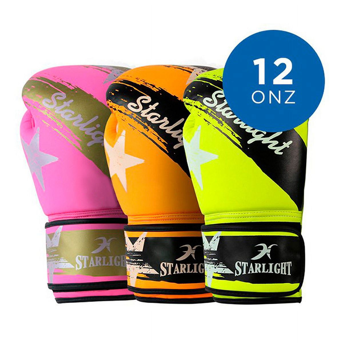 Genérico - Guantes De Boxeo Starlight Mod 12 Onz Naranjo Xtq-017