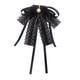 thumbnail image 5 of Cinta de encaje Pajarita con perla de lazo negro Broche Broche colgante para accesorios de ropa de boda Blusa de estudiante de bricolaje, 5 of 5