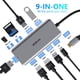 thumbnail image 2 of Estación de acoplamiento MoKin 9 en 1 USB C con 2 HDMI 4K, DisplayPort, 2 of 6