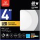 thumbnail image 3 of Lámpara empotrable sin tubo Globe Electric Ultra Slim de 9 W, 3 of 4