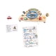 thumbnail image 4 of Tablero de actividades Montessori con volante, juguete de madera, juguetes sensoriales, juguete de simulación de conducción para bebés, niños, niñas y, 4 of 5