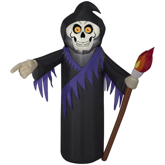 Gemmy Airblown inflable para Halloween Reaper, 105 cm de altura