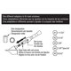 thumbnail image 3 of Hardware Handle PRIME-LINE H 3892 blanco fundido a presión, paquete de 2, 3 of 5