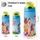 thumbnail image 2 of Mother Goose Club Botella de Agua con Tapa Pop Top de Un Toque, Acero Inoxidable, a Prueba de Fugas, para Deportes, Botella Infantil azul 12 oz, 2 of 6