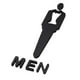 thumbnail image 5 of Letrero De WC, Letrero De Baño, Decoraciones, Tablero, Señalización, Letrero De Puerta De Baño Masculino Y Femenino, Hombre S, 5 of 5