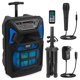 thumbnail image 1 of Sistema de PA Pyle 20 cm 400 W Bluetooth con Luces LED, 1 of 7