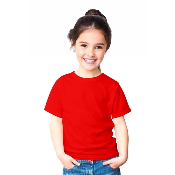 Polera Niño Niña 100% Algodon Manga Corta