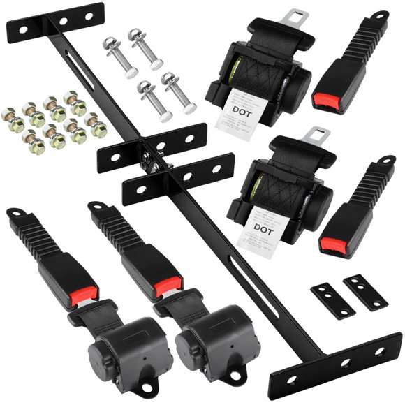 Kit de cinturones de seguridad para carrito de golf LEAPGOMAX para 4 pasajeros, 155 cm