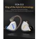 thumbnail image 2 of Auriculares intrauditivos CCA C12 5BA+1DD con micrófono y cable desmontable - Amber Gold, 2 of 8