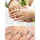 thumbnail image 5 of Ajustador de tamaño de anillo invisible para anillos sueltos para mujeres y hombres, paquete de 12, 12 tamaños para diferentes anchos de banda, adaptador de tamaño de anillo de joyería, reductor, espa, 5 of 7