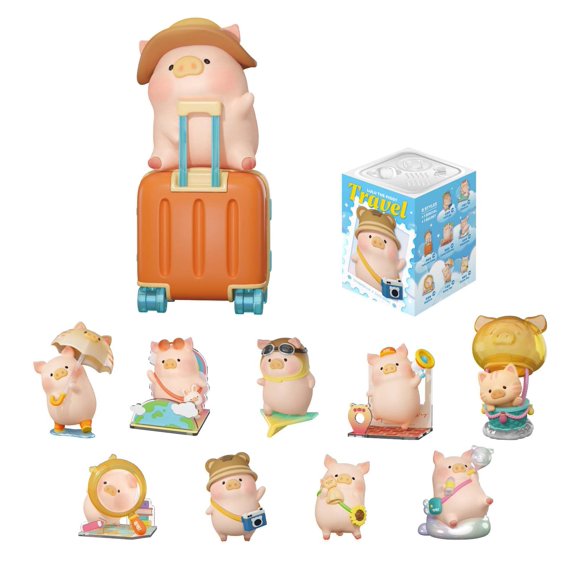 Figuras Blind Box TOYZERO + oficiales de Lulu The Piggy Travel