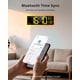 thumbnail image 3 of Reloj de pared EASYERA 16,5 grande digital con sincronización BT y luces RGB, 3 of 9