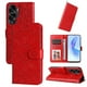 thumbnail image 1 of Funda tipo cartera FOXDOCK para Honor X50i 5G , diseño girasol en relieve, cuero PU, cierre magnético, soporte y tarjetero, 1 of 5