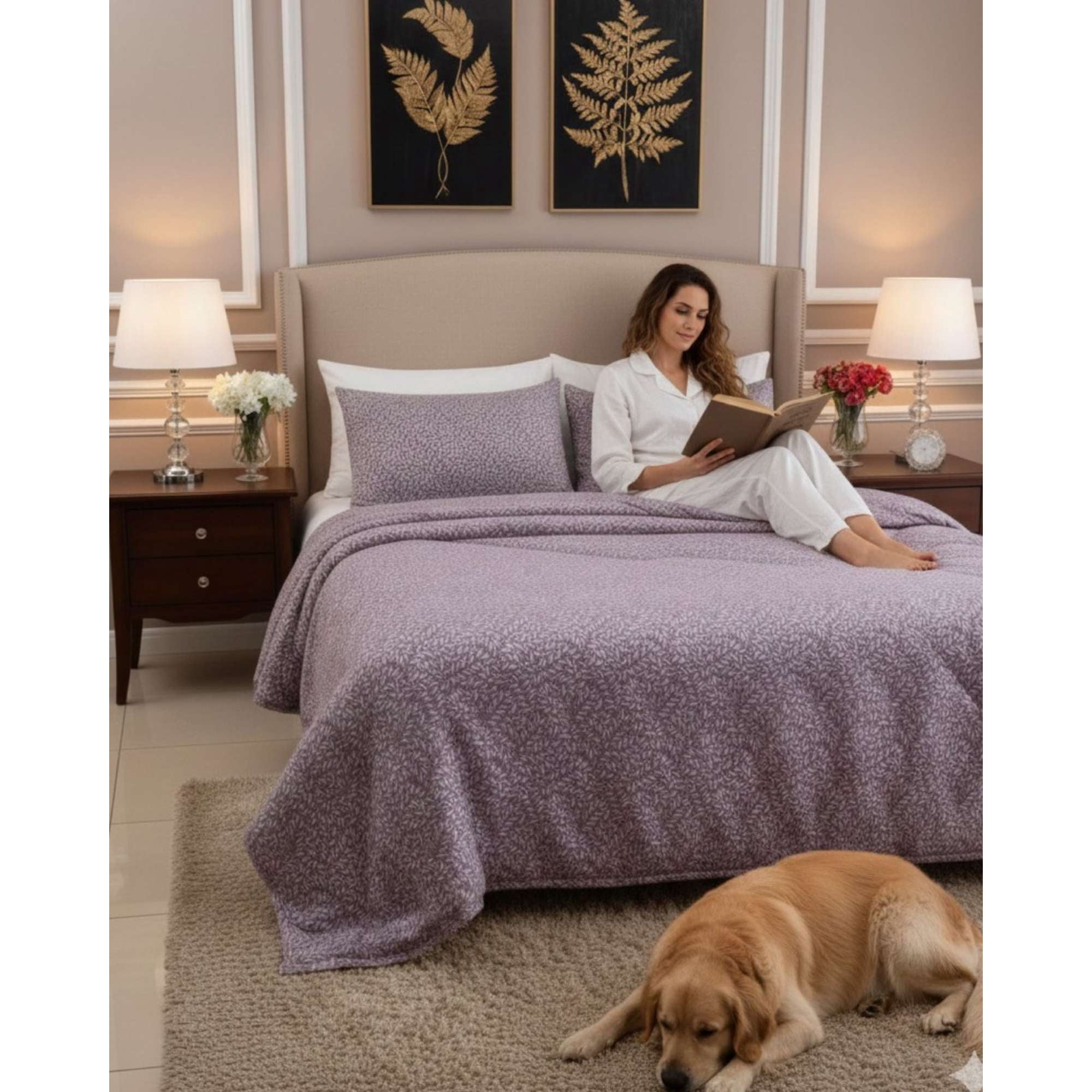 Imac Hogar - Set Cubrecama Nórdico Delgado Mas 2 Almohadas 2 Plazas