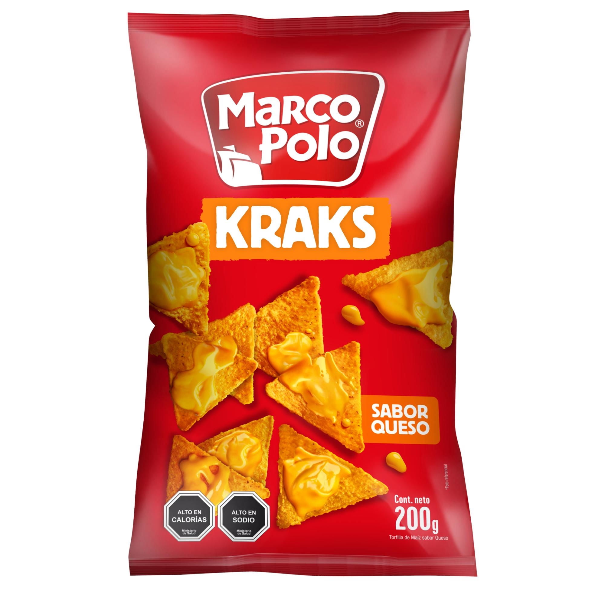Tortillas Kraks Queso 200 g Marco Polo