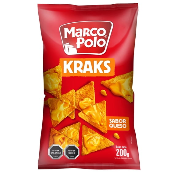 Tortillas Kraks Queso, 200 g