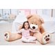thumbnail image 2 of Peluche gigante IKASA con forma de oso de peluche, 160 cm, color marrón, 2 of 9