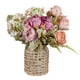 thumbnail image 1 of Bouquet de Flores en Tonos Verdes y Rosados 30 cm, 1 of 2