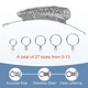 thumbnail image 4 of Kit de herramientas de medición Ring Sizer RYOEIKT de acero inoxidable mejorado, 4 of 8