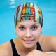 thumbnail image 4 of Jools TV Gorro de Natación de Licra, Gorro de Baño de Tela Cómoda, Gorro Elástico Antideslizante para Hombres, Mujeres y Niños, 4 of 6