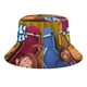 thumbnail image 5 of Paula y Amigos Sombrero bucket para adultos, gorra de protección solar, sombrero de pescador plegable para viajes al aire libre, pesca y actividades de verano, 5 of 6