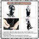 thumbnail image 4 of Disfraz inflable de dinosaurio Lulu Home 250 cm negro y blanco, 4 of 9
