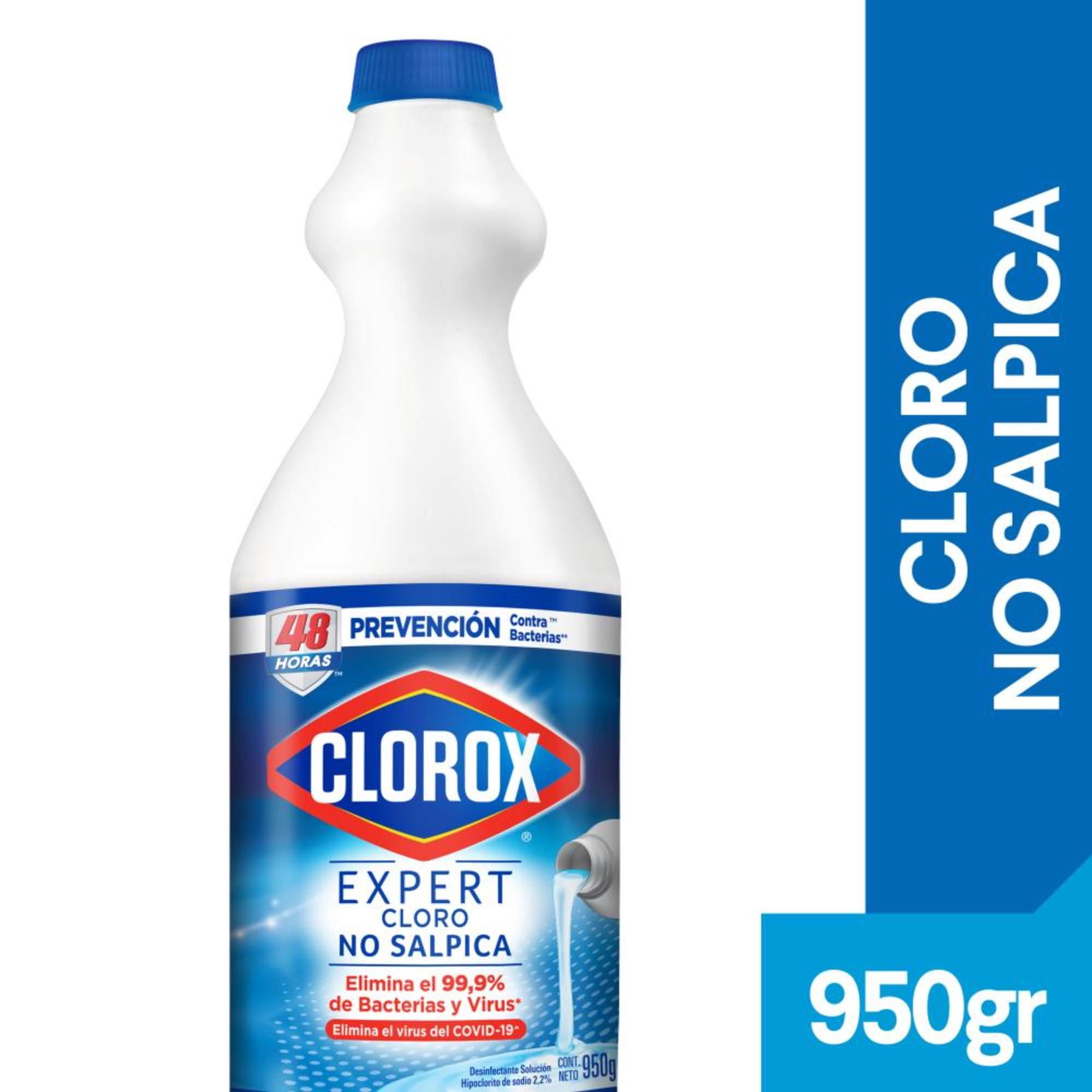 Cloro Líquido Anti-splash Tradicional Botella 950 g Clorox