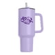 thumbnail image 1 of Vaso térmico Tumbler Logo Brands LSU de 40 oz con recubrimiento en polvo y pajilla, 1 of 2