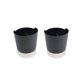 thumbnail image 3 of Dispensador de paja negro 2pcs titular de 3 compartimientos de paja de plástico dispensador, 3 of 5