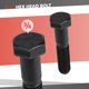 thumbnail image 5 of SyunsXoon Tornillos Pack de 5, cabeza hexagonal 1/2" y rosca 2-1/4", 5 of 7