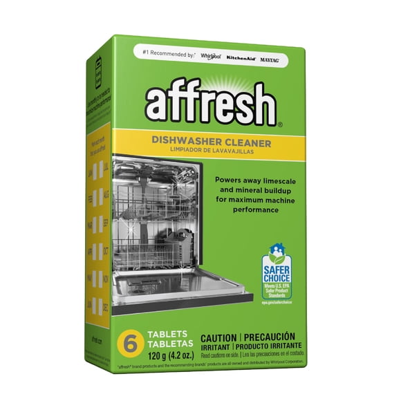 Limpiador para lavavajillas Affresh W10549851, 6 comprimidos
