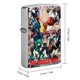 thumbnail image 2 of One-Punch Man-theme Copper Metal Lighter Shell, Premium Replacement Refillable Lighter Case with Durable Metal Construction, Compatible with Zippo and Most Standard Lighter Models, 2 of 6