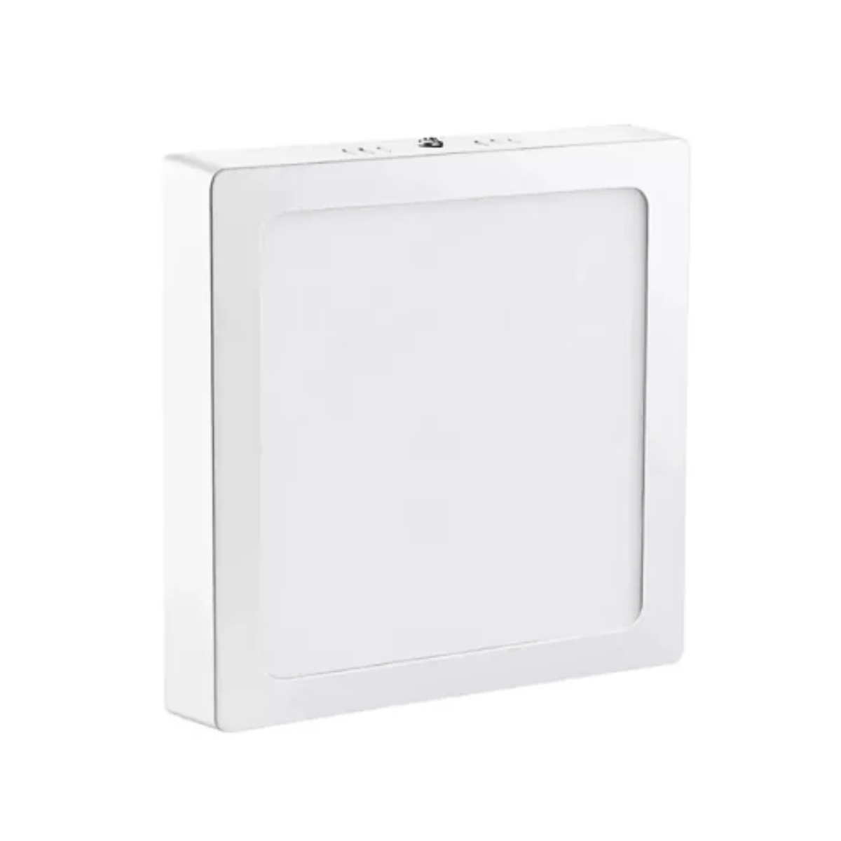 Genérico - Lampara De Techo Sobrepuesto Blanco Cuadrado 24W Luz Fría