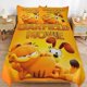 thumbnail image 1 of Cartoon Cat Three Piece Bedding Soft Cute Bed Suit, 1 of 5