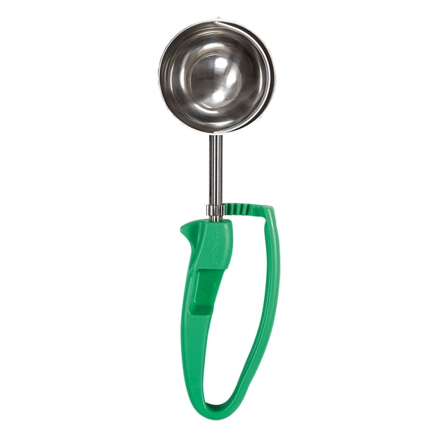 Cuchara dosificadora Zeroll 2012 de 6,35 cm, verde, apta para lavavajillas, certificada NSF