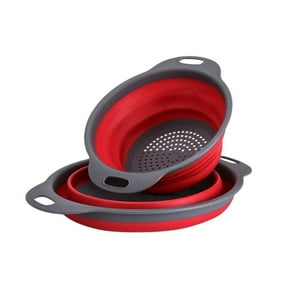 Click Ventas - Colador Plegable De Silicona Redondo 24Cm