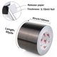 thumbnail image 2 of Cinta BOMEI PACK de aluminio negro de 4 pulgadas para sellado HVAC, 2 of 7