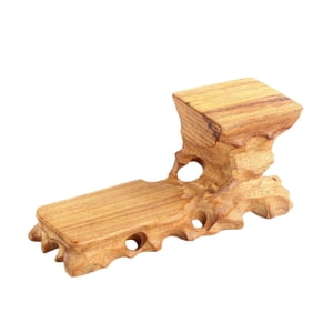 Bothyi - Base De Madera Retro Para Maceta, Soporte Estable De Madera Maciza, Decoración Del Hogar, Rectángulo