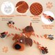 thumbnail image 2 of Juguete de peluche para perros Drmstow con cuerda, chirriador y papel arrugado, 2 of 7