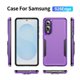 thumbnail image 2 of Para Samsung Galaxy S25 Edge 5G Funda a Prueba de Golpes Resistente Protección de Cuerpo Completo de Alta Resistencia a Prueba de Polvo/caídas Cubierta Funda, Morado, para Galaxy S25 Edge 5G, 2 of 7