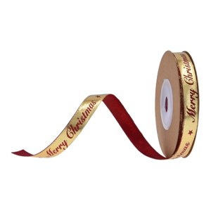 Magideal - Cintas Navideñas Con Borde Cableado, Cinta De Regalo Con Estampado Navideño, Accesorios, Cinta Para Envolver Regalos, Manualidades Diy Para Decoración Estilo A