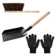 thumbnail image 1 of Herramientas Para Chimenea, Pala De Carbón, Juego De Guantes De Cepillo Para Hogar Para Quemador De Le?a, 1 of 5
