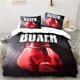 thumbnail image 1 of Boxing Gloves Boxer Fighting Bedding Set,Duvet Cover Bed Set Quilt Cover Pillowcase, Boys Girls Adults Bed Sheets, 1 of 5